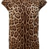 Dolce & Gabbana Printed Top in Brown - Lyst
