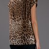 Dolce & Gabbana Printed Top in Brown - Lyst
