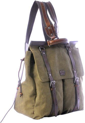 Dolce & Gabbana Washed Canvas Backpack - Lyst
