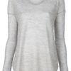 Helmut Lang Fineknit Sweater in Gray (grey) - Lyst