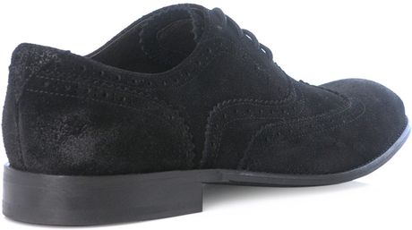black suede brogues mens