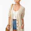 Nasty Gal Sands Of Time Cardi in Beige (cream) - Lyst