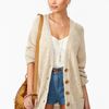 Nasty Gal Sands Of Time Cardi in Beige (cream) - Lyst