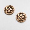 Oscar De La Renta Mosaico Stud Earrings in Pink - Lyst