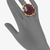 Oscar De La Renta Ruffle Ring in Purple - Lyst