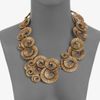 Oscar De La Renta Spiral Collar Necklace in Gold - Lyst