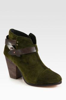 Rag & Bone Harrow Suede and Leather Ankle Boots - Lyst