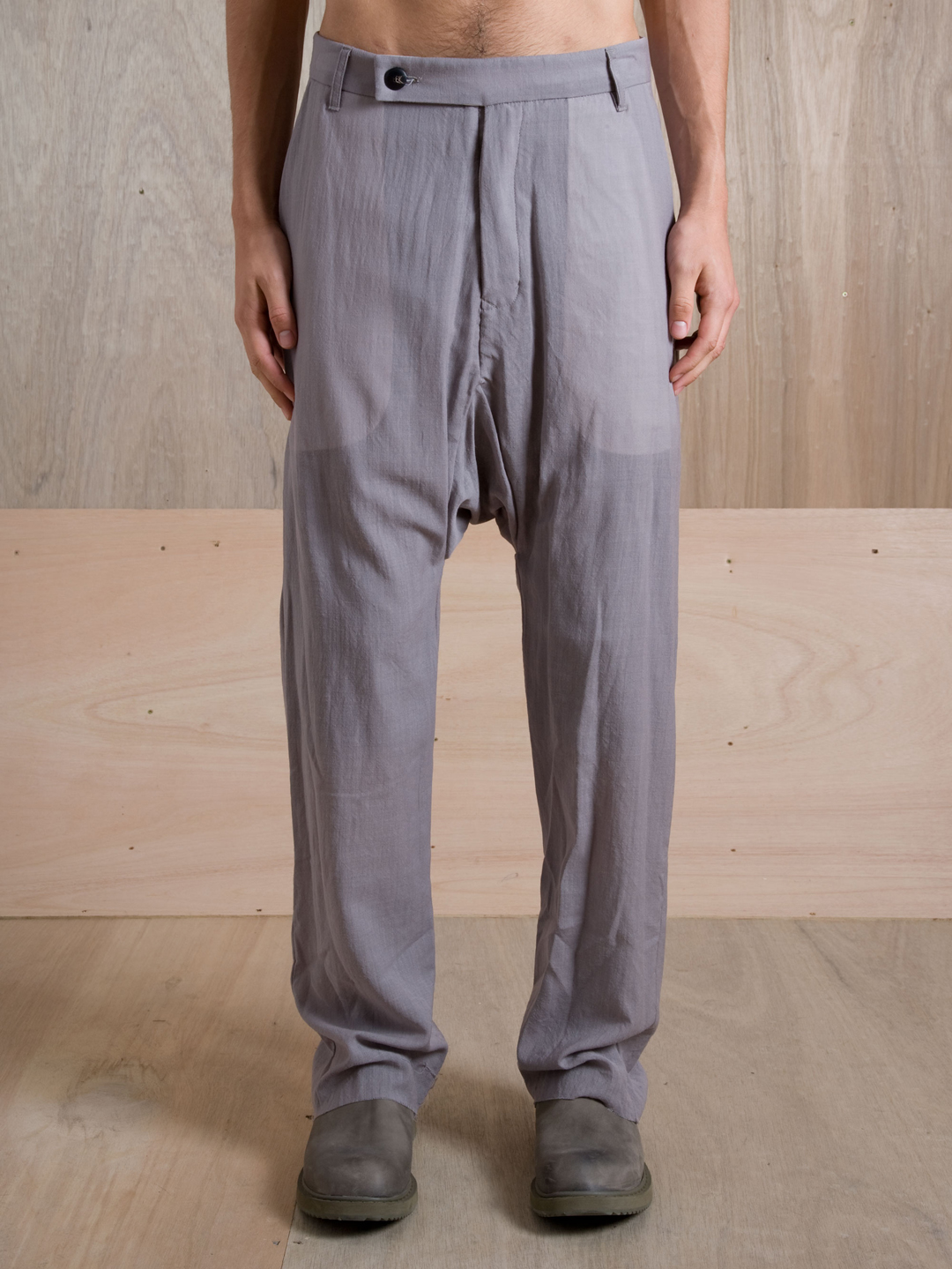 Rick Owens Rick Owens Mens Tailored Swing Pant in Gray for Men (grey