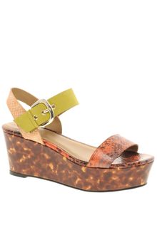 River Island Strapped Flatform Sandals - Lyst