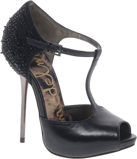 studded t bar flat shoes