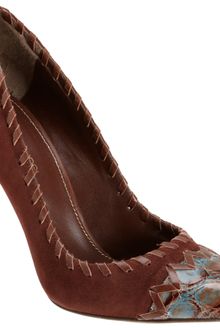 Sergio Rossi Two-tone Tipped Pump - Lyst