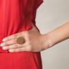 Stella Mccartney Circular Ring in Gold - Lyst