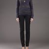 Theyskens' Theory X Neck Sweater in Blue (mauve) - Lyst