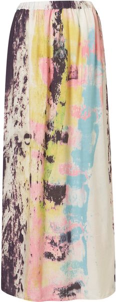 Topshop  Print Maxi Skirt - Lyst