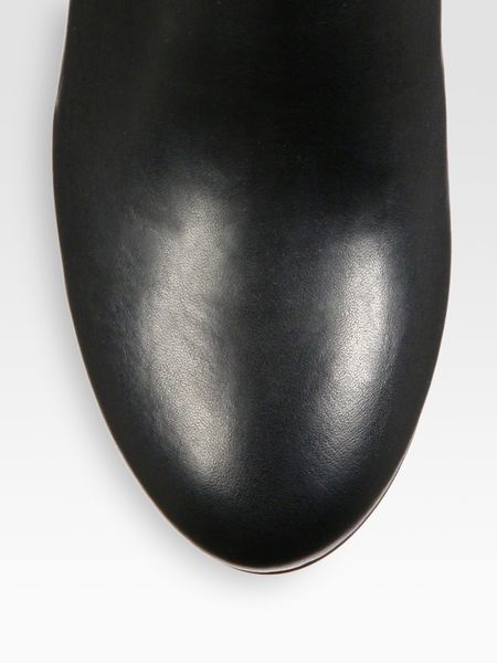 vince black ankle boots