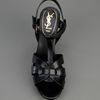 Yves Saint Laurent Tribute Sandal in Black - Lyst