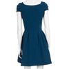 Zac Posen Capsleeve Dress in Blue (teal) - Lyst