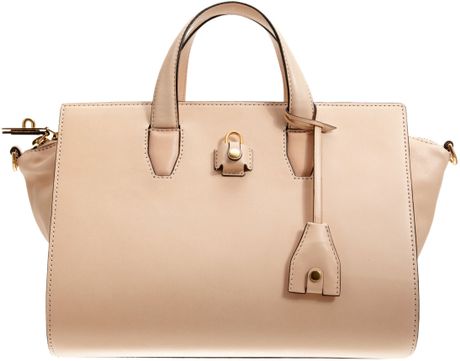 Alexander Wang Pelican Satchel in Beige (gold) - Lyst