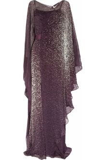 Amanda Wakeley Printed Silkgeorgette Gown - Lyst