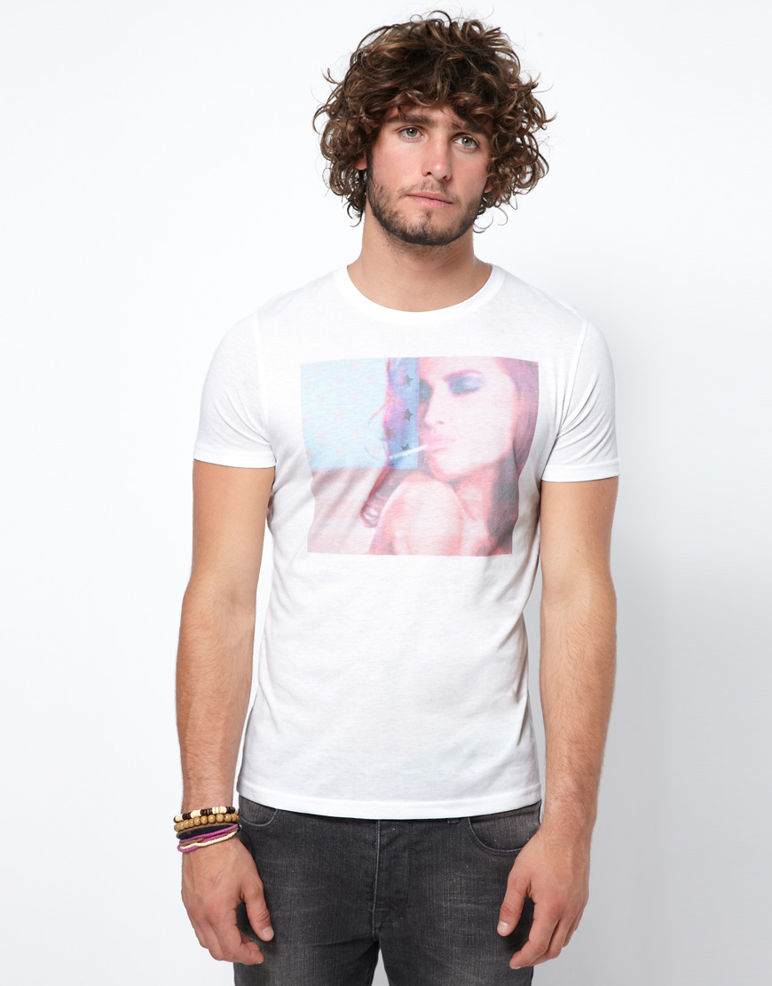 asos-brand-white-asos-tshirt-with-usa-flag-girl-smoking-print-product ...