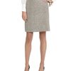 Brooks Brothers Tweed Boucle Skirt in Gray (camel) - Lyst