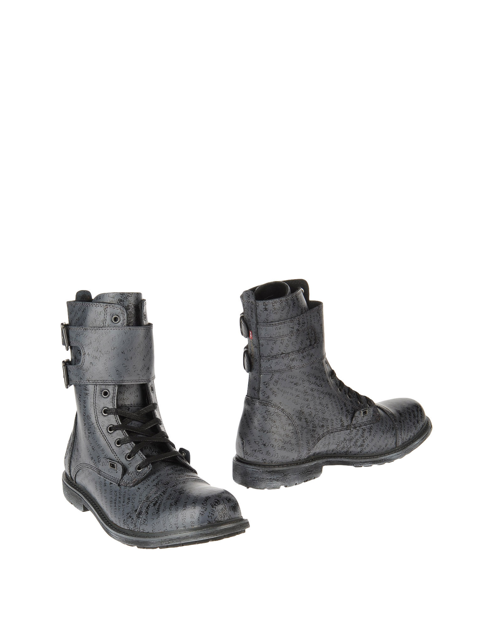 grey military boots