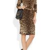 Dolce & Gabbana Leopardprint Crepe Dress in Animal (leopard) - Lyst