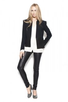 Helmut Lang Combo Wool Jacket - Lyst