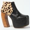 Jeffrey Campbell The Congress Shoe in Black and Giant Leopard in Black - Lyst
