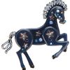 Lanvin Horse Brooch in Blue - Lyst