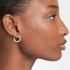 Marc By Marc Jacobs Classic Marc Hoop Earrings in Black (black/ silver) - Lyst