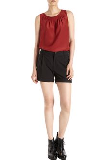 Marc By Marc Jacobs Gathered Neck Tank - Lyst
