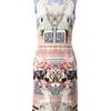 Mary Katrantzou Powdy Printed Crepe Silk Dress in Blue (blue pink) - Lyst