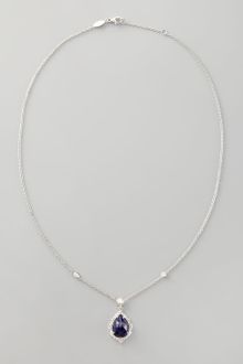 Penny Preville Diamond Sapphire Pendant Necklace - Lyst