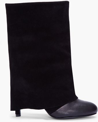 See By Chloé Fold Over Heel Boot - Lyst