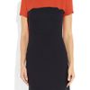 Stella Mccartney Sophie Twotone Crepe Dress in Blue (orange) - Lyst