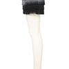 Topshop Coord Ombre Fringe Shorts in Black - Lyst