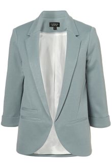 Topshop Ponte Boyfriend Blazer - Lyst