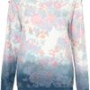 Topshop Floral Dip Dye Sweat in Multicolor (multi) - Lyst