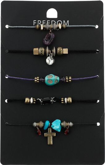 Topshop Relic Multi Pack Bracelets - Lyst
