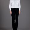 Victoria Beckham Bootcut Jeans in Black - Lyst