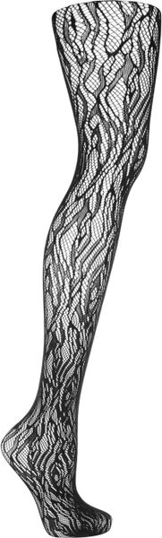 Wolford Fire Fishnet Tights in Black - Lyst