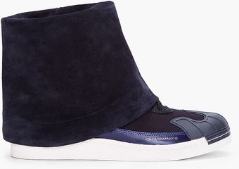 Y-3 Black Nomad Star Sneakers - Lyst