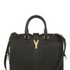 Yves Saint Laurent Mini Cabas Chyc Leather Shoulder Bag in Black - Lyst