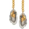 Yves Saint Laurent Goldplated Agate Drop Earrings in Gold - Lyst