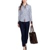 Brooks Brothers Fitted French Cuff Stripe Dress Shirt in Blue (navy-white) - Lyst
