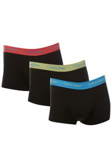 Calvin Klein 3pack Low Rise Underwear Trunk - Lyst