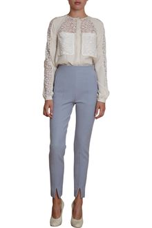 Chloé Lace Inset Blouse - Lyst