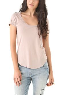 Lanston Tucked Sleeve Tee - Lyst