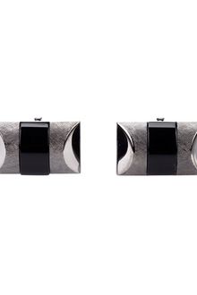 Lanvin Onyx Cufflinks - Lyst